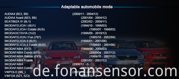 Ansaugkrümmer-Absolutdruck-MAP-Sensor für VW AUDI FABIA I 1.4 03D906051 5WK9693 03D906051A